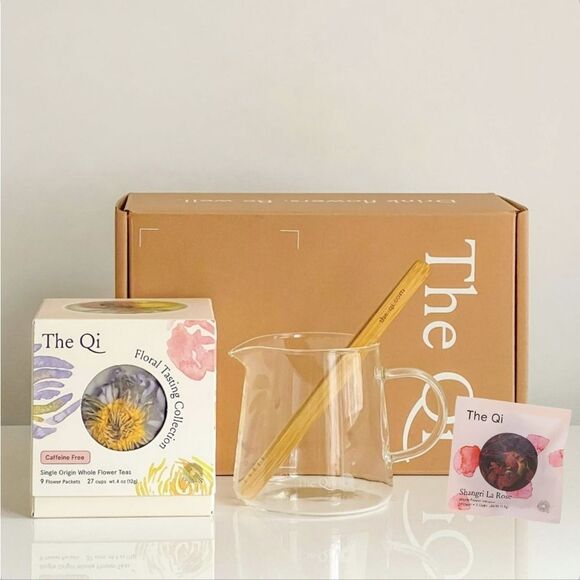 The Qi Floral Beauty Flowering Teapot Set